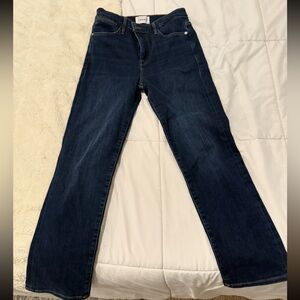 Frame Denim Women's Dark Blue Straight Leg Jeans